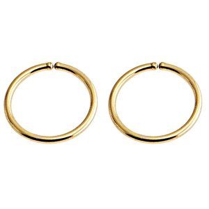 14K Gold Filled Multi Size Open Piercing Hoops Cartilage Helix Tragus Handmade